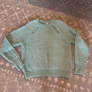 Worthington Catalina Jade Long Sleeve Knit Sweater Women's Large